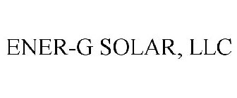 ENER-G SOLAR, LLC