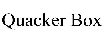 QUACKER BOX