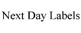 NEXT DAY LABELS