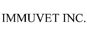 IMMUVET INC.