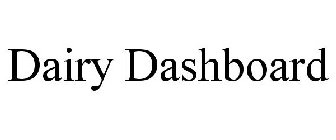DAIRY DASHBOARD