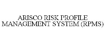 ARISCO RISK PROFILE MANAGEMENT SYSTEM (RPMS)