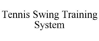 TENNIS SWING TRAINING SYSTEM