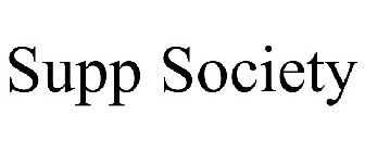 SUPP SOCIETY