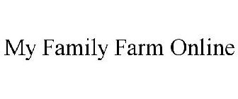 MY FAMILY FARM ONLINE