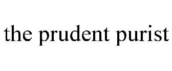THE PRUDENT PURIST