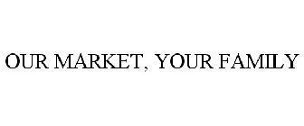 OUR MARKET, YOUR FAMILY