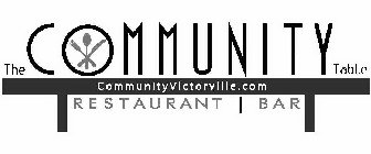 THE COMMUNITY TABLE COMMUNITYVICTORVILLE.COM RESTAURANT BAR