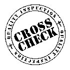 QUALITY INSPECTION CROSS CHECK QUALITY INSPECTION