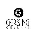 G GERSING CELLARS