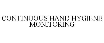 CONTINUOUS HAND HYGIENE MONITORING