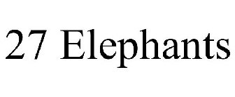 27 ELEPHANTS