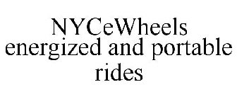 NYCEWHEELS ENERGIZED AND PORTABLE RIDES