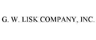 G. W. LISK COMPANY, INC.