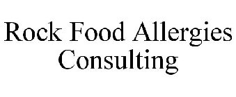 ROCK FOOD ALLERGIES CONSULTING
