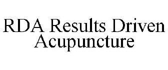 RDA RESULTS DRIVEN ACUPUNCTURE