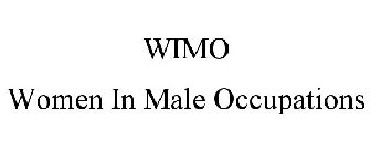WIMO WOMEN IN MALE OCCUPATIONS