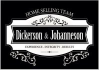 HOME SELLING TEAM DICKERSON & JOHANNESON EXPERIENCE INTEGRITY RESULTS