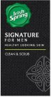 IRISH SPRING SIGNATURE FOR MEN HEALTHY LOOKING SKIN CLEAN & SCRUB