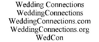 WEDDING CONNECTIONS WEDDINGCONNECTIONS WEDDINGCONNECTIONS.COM WEDDINGCONNECTIONS.ORG WEDCON