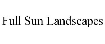 FULL SUN LANDSCAPES