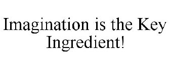 IMAGINATION IS THE KEY INGREDIENT!