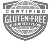 CERTIFIED GLUTEN-FREE GLUTENFREECERT.COM