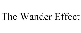 THE WANDER EFFECT