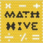 X - + MATH HIVE ÷ % =