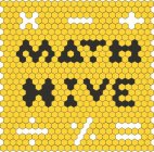 X - + MATH HIVE ÷ % =