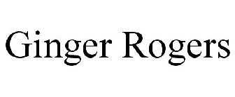 GINGER ROGERS