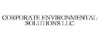 CORPORATE ENVIRONMENTAL SOLUTIONS LLC