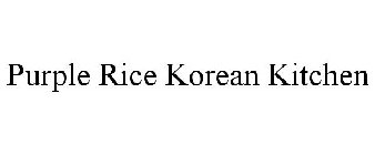 PURPLE RICE KOREAN KITCHEN