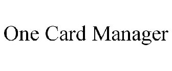 ONE CARD MANAGER