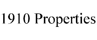1910 PROPERTIES