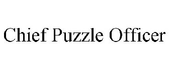 CHIEF PUZZLE OFFICER