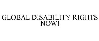 GLOBAL DISABILITY RIGHTS NOW!
