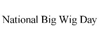 NATIONAL BIG WIG DAY