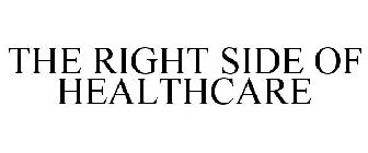 THE RIGHT SIDE OF HEALTHCARE
