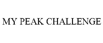 MY PEAK CHALLENGE