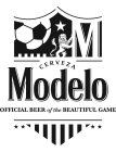 M CERVEZA MODELO OFFICIAL BEER OF THE BEAUTIFUL GAMEAUTIFUL GAME
