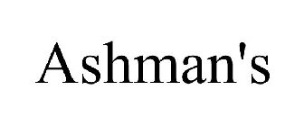 ASHMAN'S