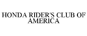 HONDA RIDER'S CLUB OF AMERICA