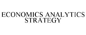 ECONOMICS ANALYTICS STRATEGY