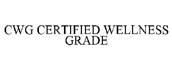 CWG CERTIFIED WELLNESS GRADE