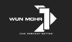 WUN MOHR 1 ONE PERCENT BETTER