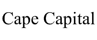 CAPE CAPITAL
