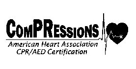 COMPRESSIONS AMERICAN HEART ASSOCIATION CPR/AED CERTIFICATION