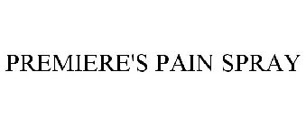 PREMIERE'S PAIN SPRAY