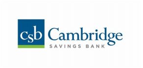 CSB CAMBRIDGE SAVINGS BANK